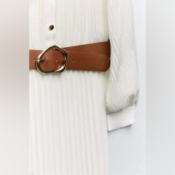 ZARA Pleated Shirtdress - Picture 5 of 12